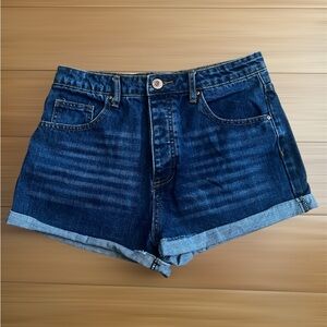Forever 21 Dark Blue Jean Shorts